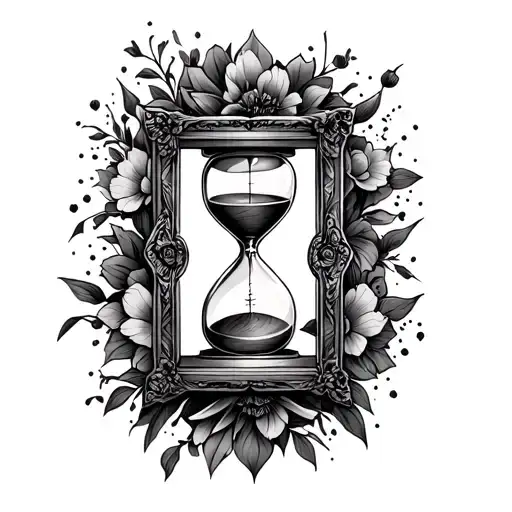 Hourglass Picture Frame