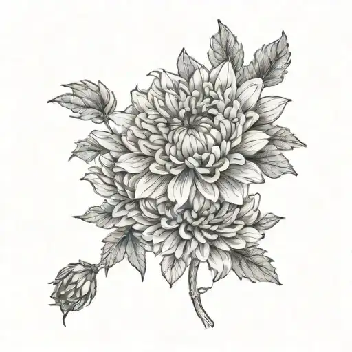 Chrysanthemum Fine Line
