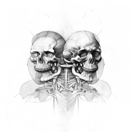 Leonardo Da Vinci Portrait With Anatomical Details