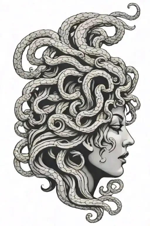 Medusa Head Profile Holding