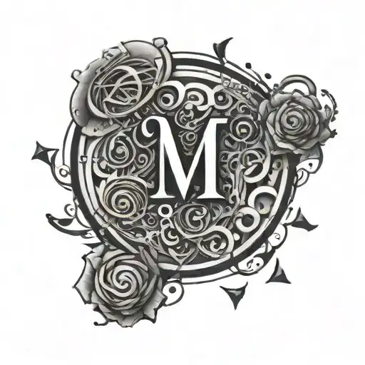 Mmddxvii Numbers In Circle Made Entirely Black Human