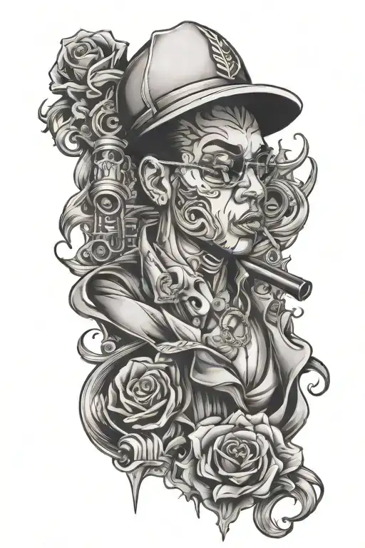 Oldschool Hip-hop Gangsta Sleeve