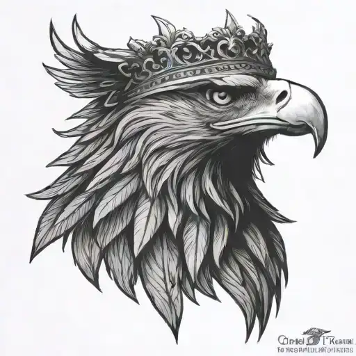 Eagle With Crown