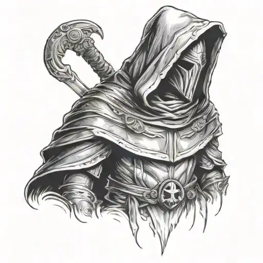 Executioner With Pointed Hood