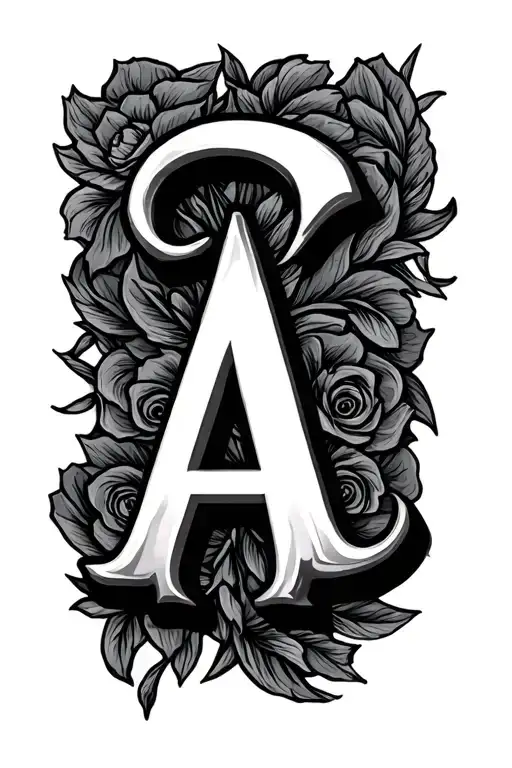Letter A And A