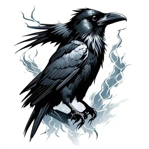 A Raven With Thunder