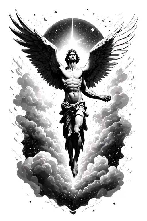 Icarus Falling From The Sky Full Of Stars