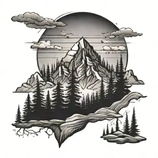 Mountain And Forest