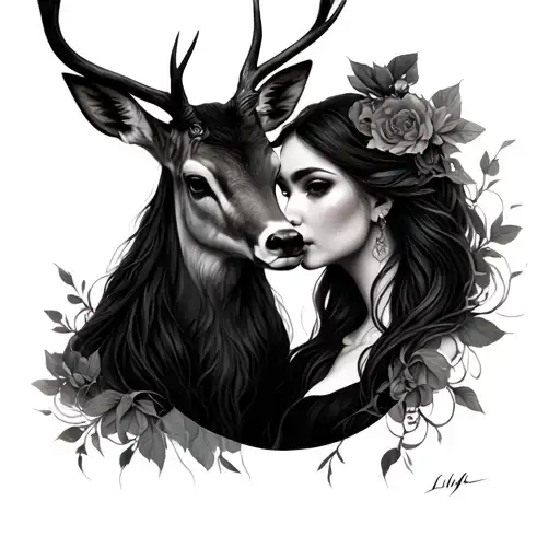 Lilith And Deer
