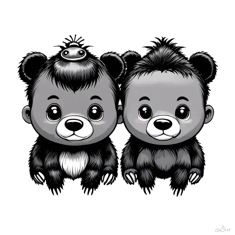 Bear And Bug Representing My Sons