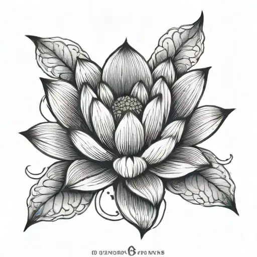 Lotus Flower Semicolon