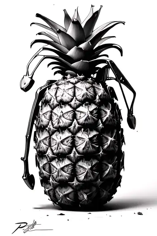Pineapple Grenade Mixed Together
