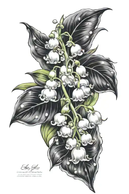 Lily Of The Valley Flower Intertwined