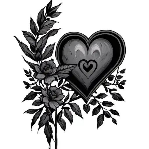 Love Symbol Integrated With Army