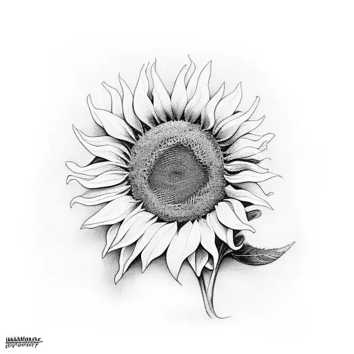 Simple Sunflower With Helen