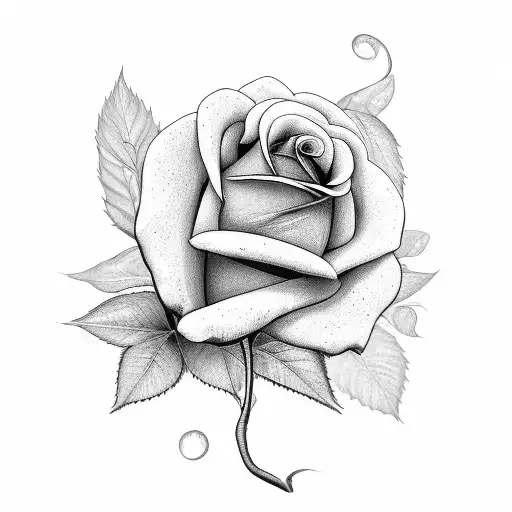 Roses Leafs Inca Animal