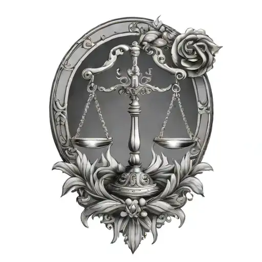 The 4 Symbols Of Stoicism Justice Scales