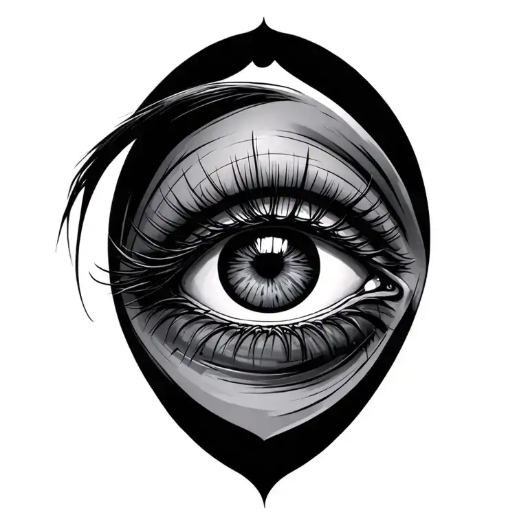Realistic Cyber Sigilism Eye