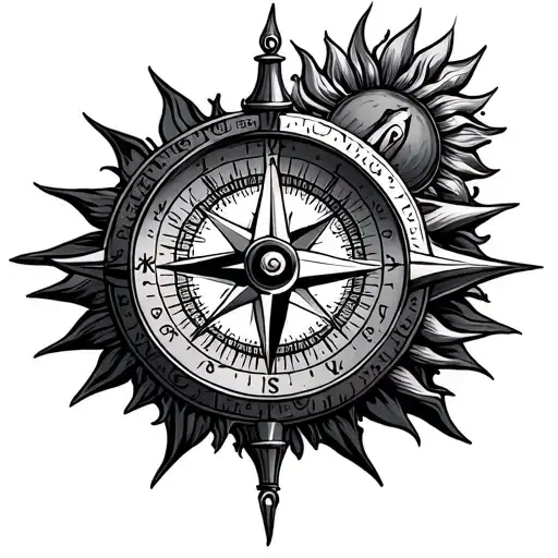 Compass And Sun