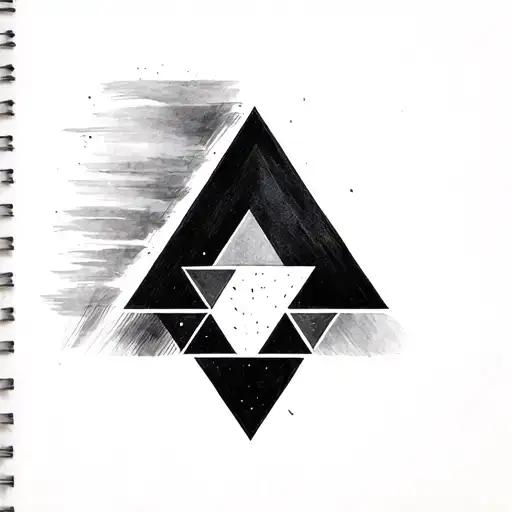 3 Triangles Different Sizes