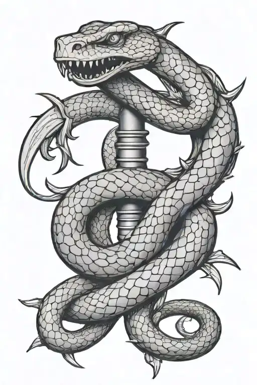 Snake And Sword