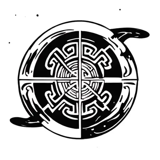 Chinese Bagua Symbols Into The Body