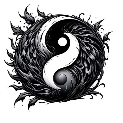 Good And Evil Ying Yang