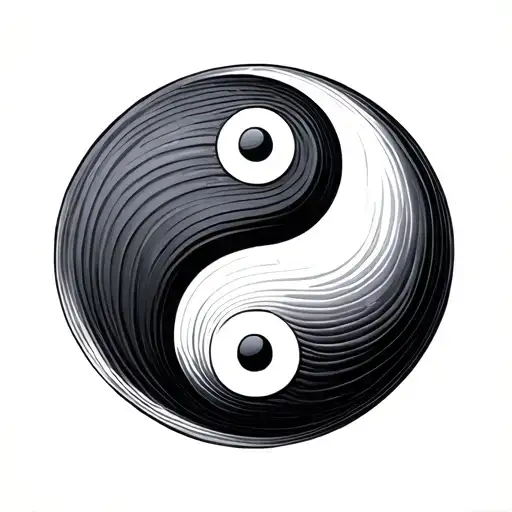 Good And Bad Ying Yang Symbol