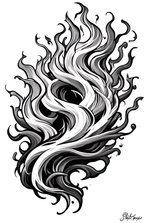 Fire Flows Full Arm Sleeve