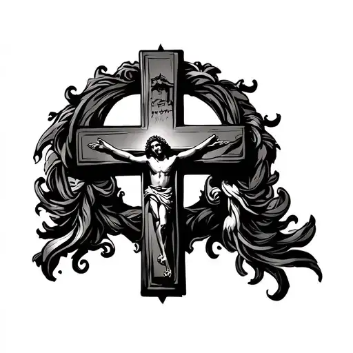 Christen Crosses Jesus Cross