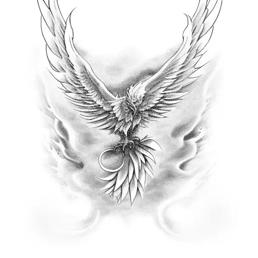 Phoenix Rising From The Ashes