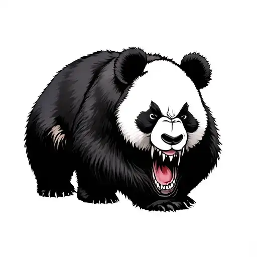 Angry Panda Bear