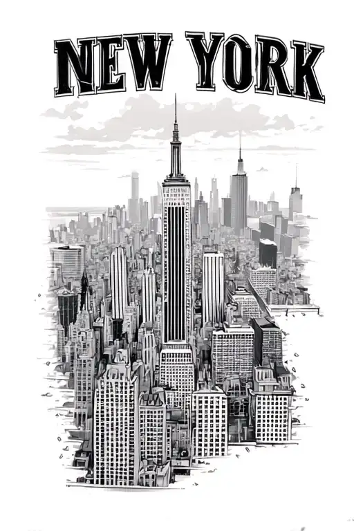 New York City With Iconic Landmarks Incorporated