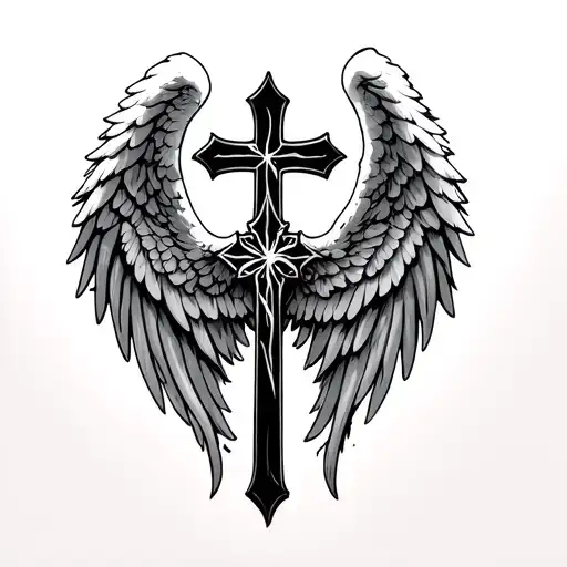 Angel Wings Cross