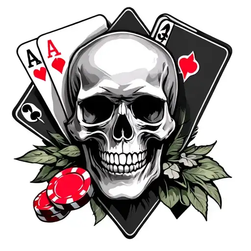 Skull And Poker