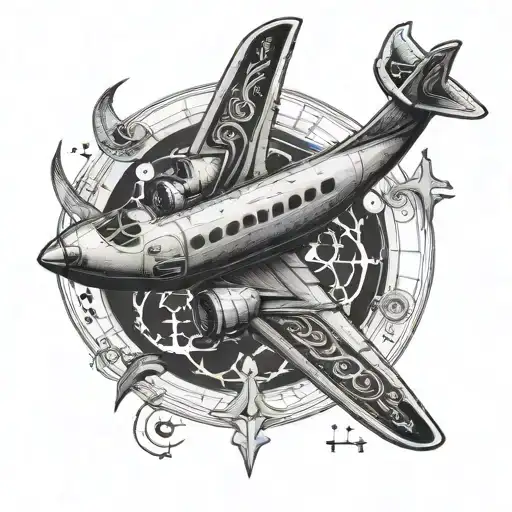 Airplane Libra Zodiac Sign