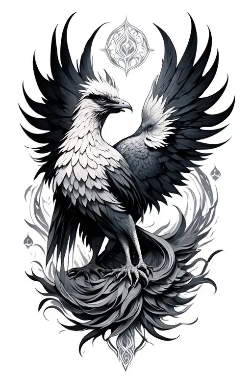 Unalome With Phoenix