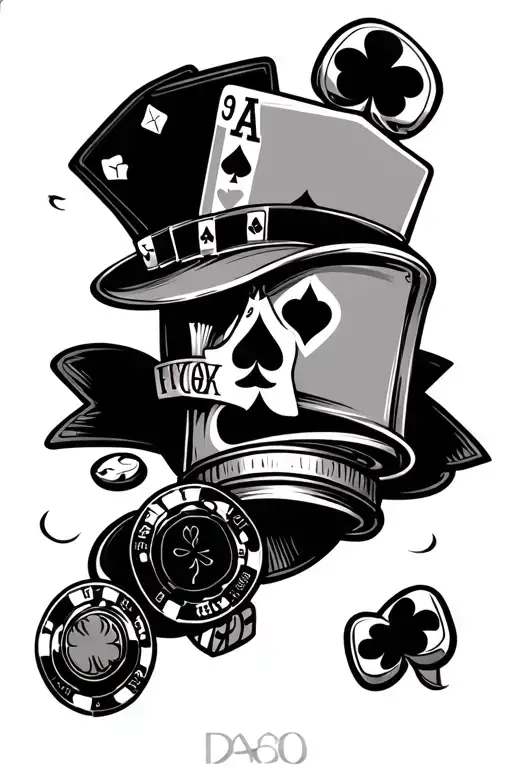 Gambling Themed Sleeve