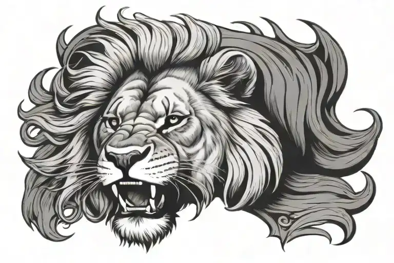 Roaring Lion Head