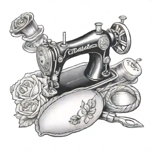 Tattoo For Grandma Who Loves Sewing And Baking