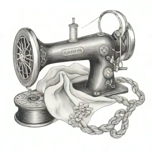 Tattoo For Grandma Who Loves Sewing