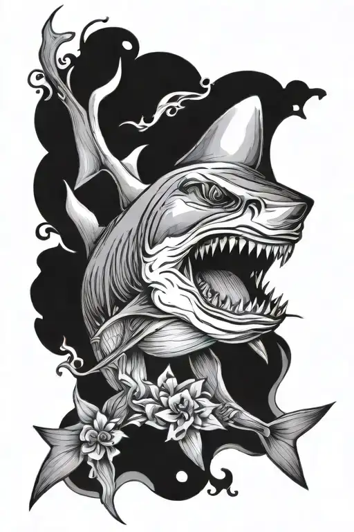 Shark Tattoo Design