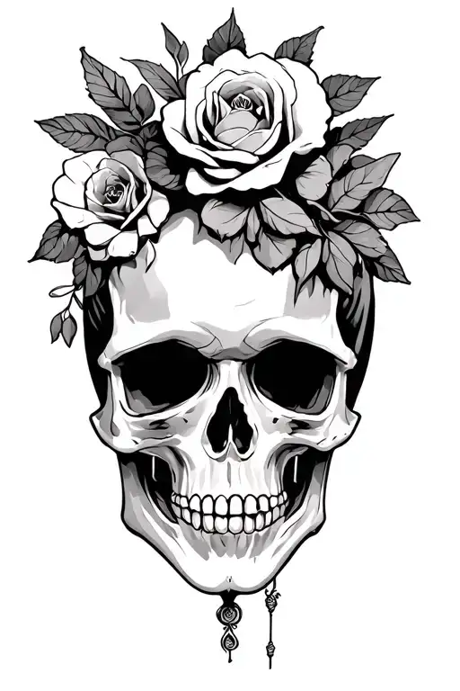 Persphone And Skull Adorned