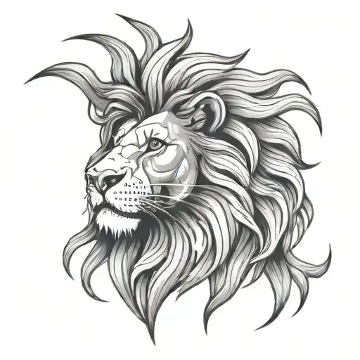 Rasta Lion Head