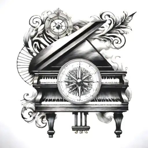 Piano And Compass