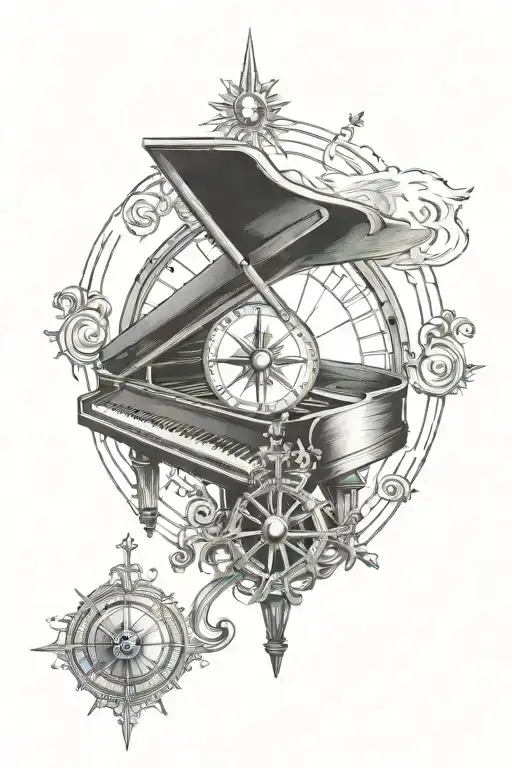 Piano And Compass
