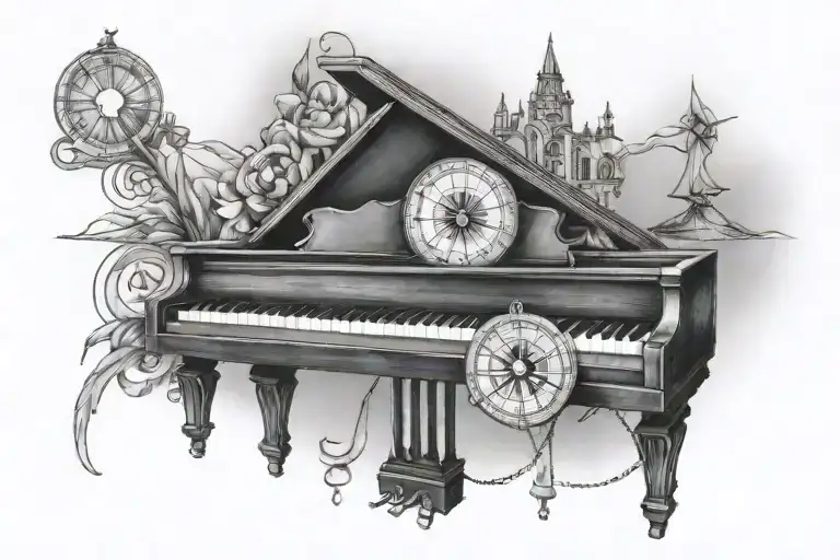 Piano And Compass