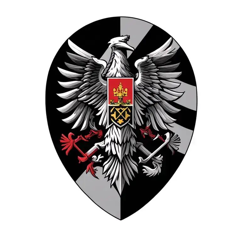 Rajs Scanderbeg Albania Flags Intertwined