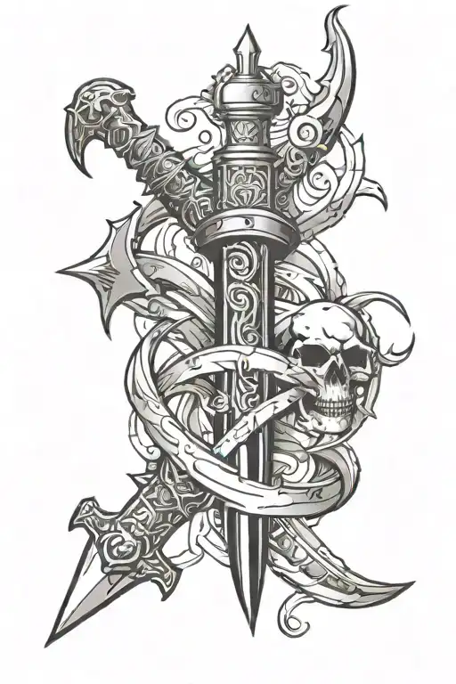 Cyber Sigilism Dagger