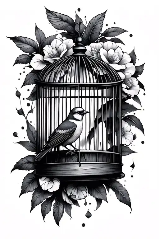 Bird And Cage